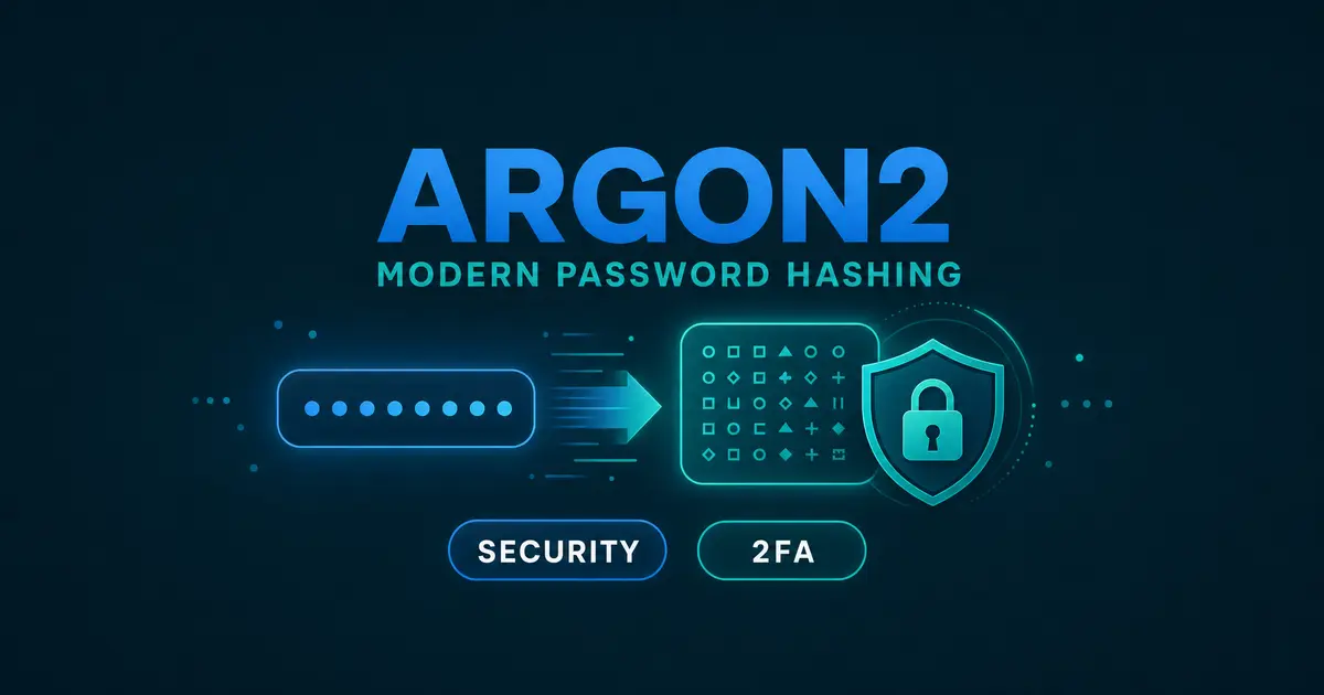 2FA開発で知ったArgon2：パスワードハッシュ化の新時代