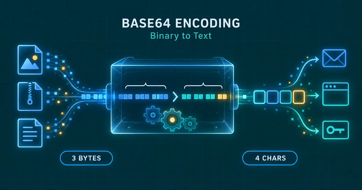 Base64 の仕組み入門 - 3バイトを4文字にする変換と、base64url・btoa の落とし穴