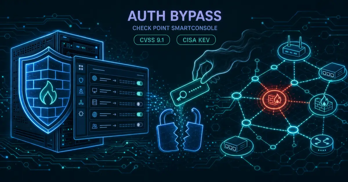 Check Point SmartConsole 認証バイパス(CVE-2026-16232)最新事情 - CVSS 9.1・実悪用・CISA KEV 期限7月25日