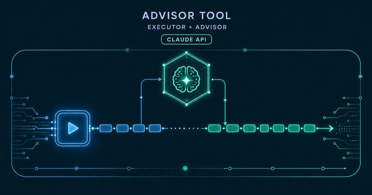 Claude の advisor tool 入門 - 速いexecutorモデルに賢いadvisorモデルの助言を挟むツール使用パターン