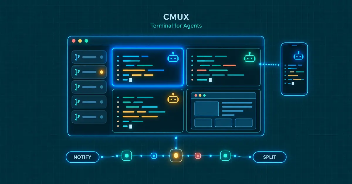 cmux 入門 - Ghosttyベースで複数のコーディングエージェントを見張るmacOSターミナル