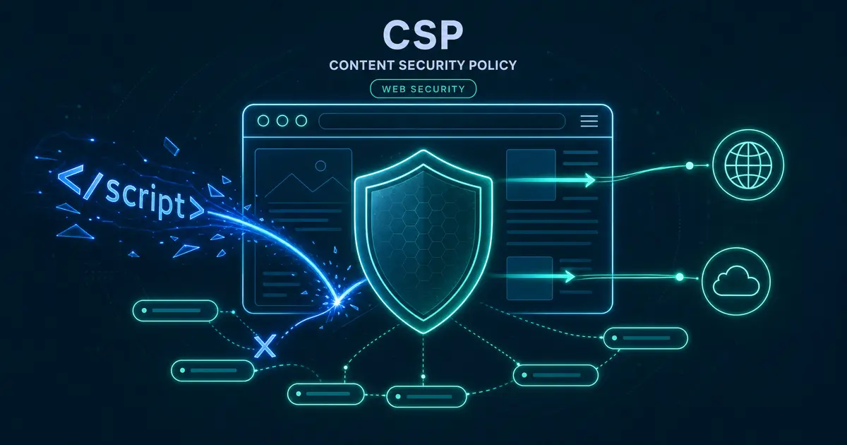 Content Security Policy(CSP)入門 - XSS を緩和するブラウザの防御層を設計する