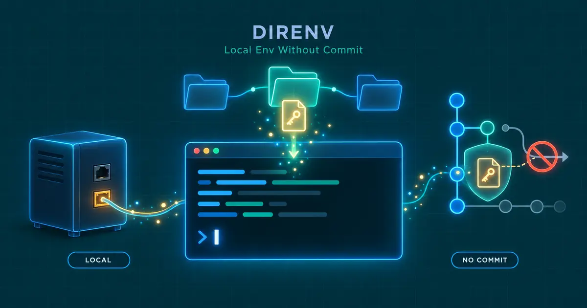 direnv 入門 - コミットせずに手元だけポート番号を変える