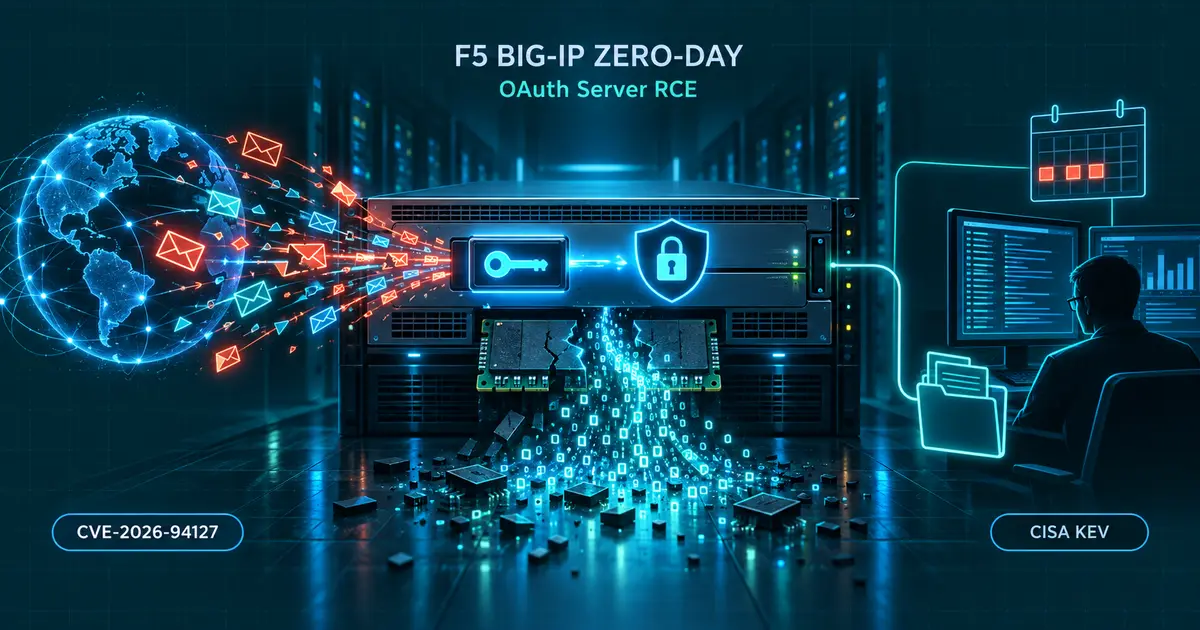 F5 BIG-IP APM の CVE-2026-94127 - OAuth認可サーバー構成を狙う未認証RCEのゼロデイと対応手順