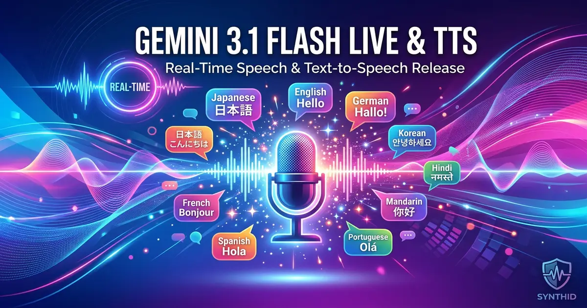 Gemini 3.1 Flash Live と Flash TTS まとめ — リアルタイム音声AIが本格普及フェーズへ