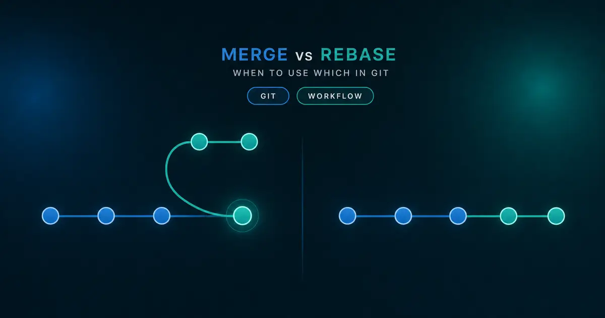 Git の merge と rebase の使い分け - 履歴の形・黄金律・やり直し方