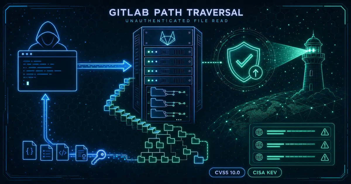 GitLab CVE-2026-85706 - CVSS 10.0の未認証任意ファイル読み取りとCISA KEV追加、19.3.2/19.2.6/19.1.8で修正