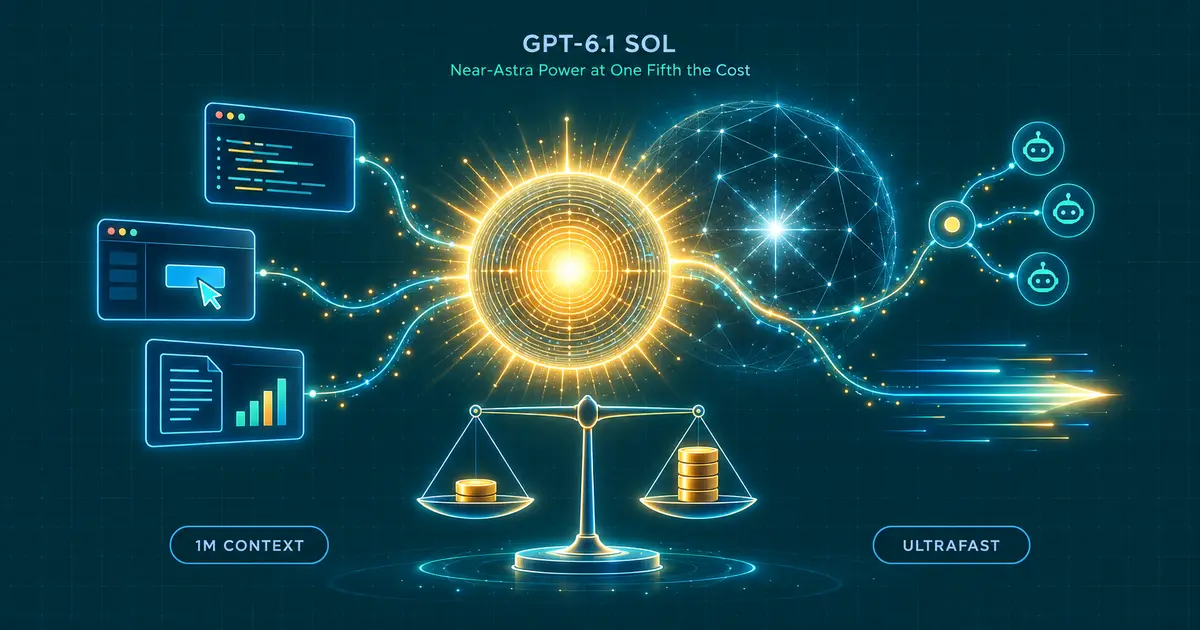 GPT-6.1 Sol リリース - Astra の5分の1の価格で何が変わるか、API仕様と移行の注意点