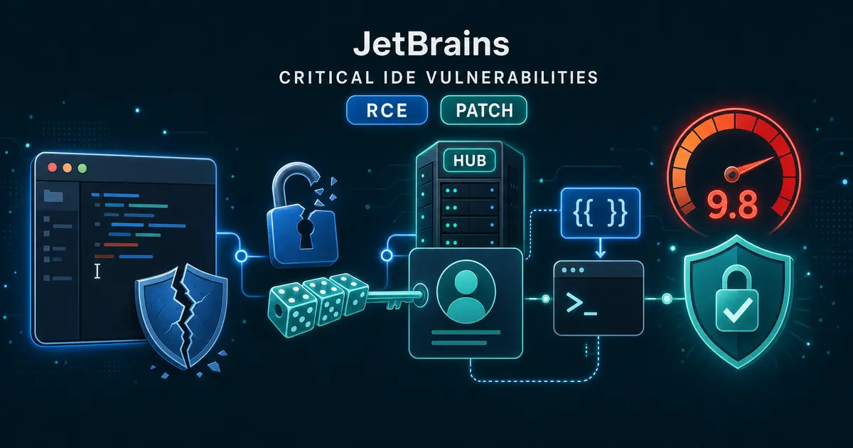 JetBrains 製品の重大脆弱性 2026年7月 - Hub/YouTrack のアカウント乗っ取りと IntelliJ IDEA の RCE