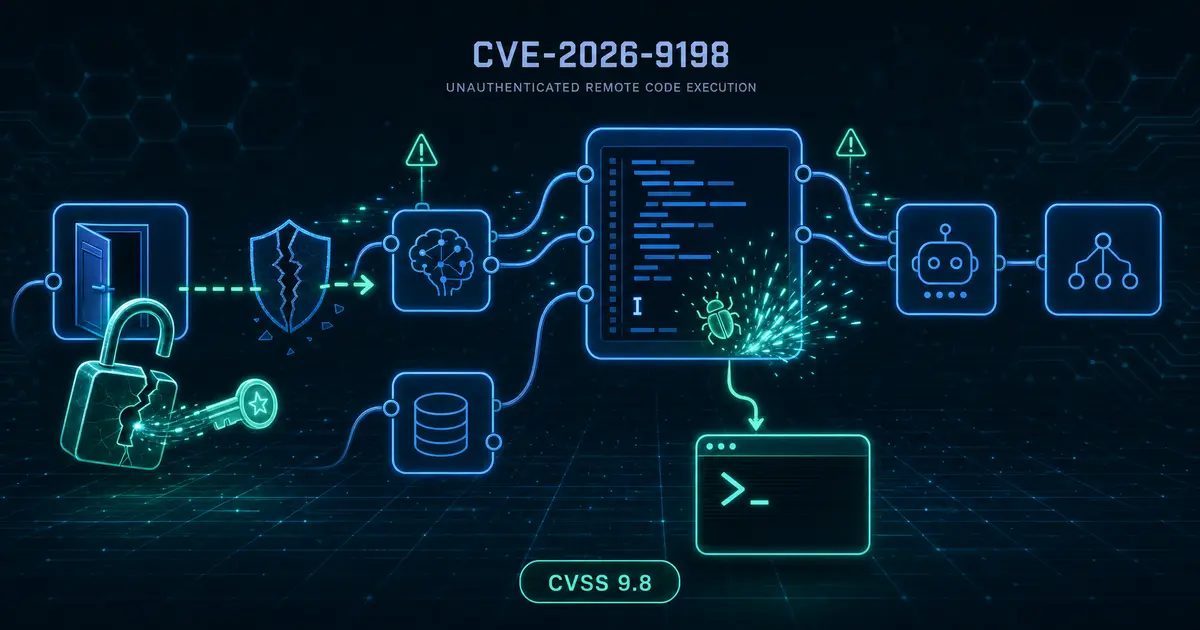 Langflow の未認証リモートコード実行 CVE-2026-9198 - 2つの「便利な機能」が連鎖してCVSS 9.8になった話