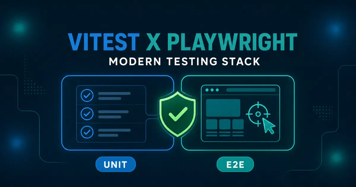 モダンなテストフレームワーク事情 - Vitest × Playwright で構築するテスト環境