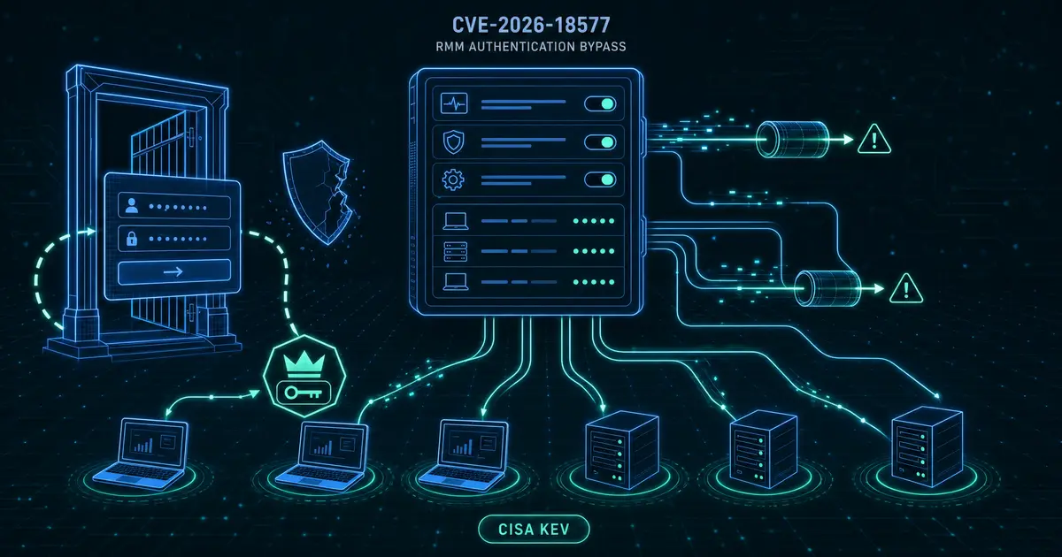 N-able N-centralの認証バイパスCVE-2026-18577 - 不完全な修正がRMMを踏み台にした攻撃と対応手順
