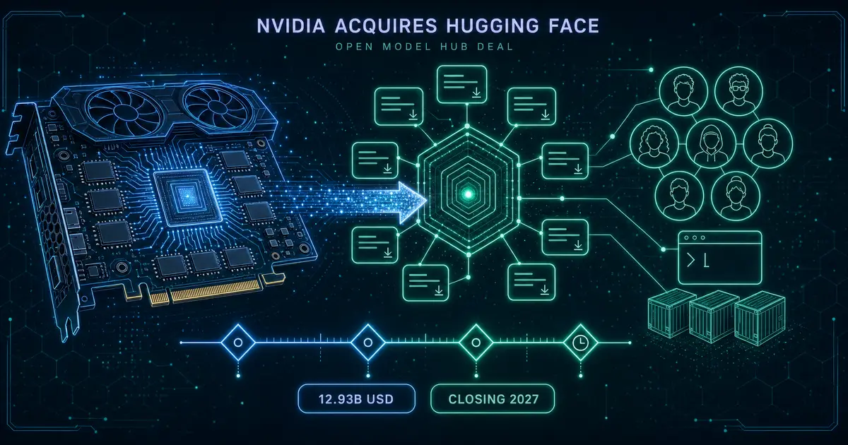 NVIDIA が Hugging Face を買収 - 約129億ドルの合意内容と、オープンモデル流通への影響