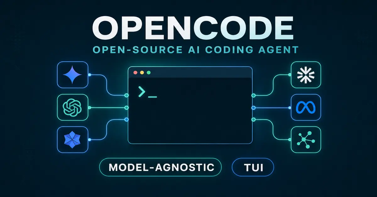 OpenCode 入門 - モデル非依存のオープンソース AI コーディングエージェント