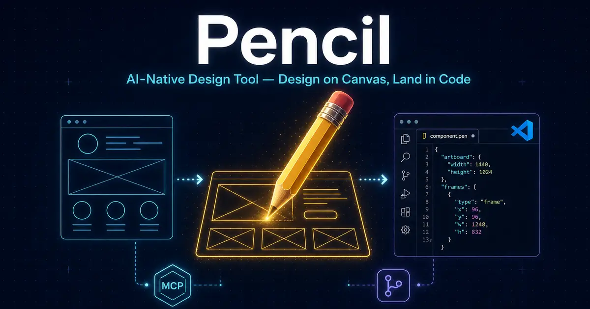 AI時代のデザインツール「Pencil」（現 pen.dev）徹底解説 - Cursor上でワイヤーフレームをAIに描かせる新常識