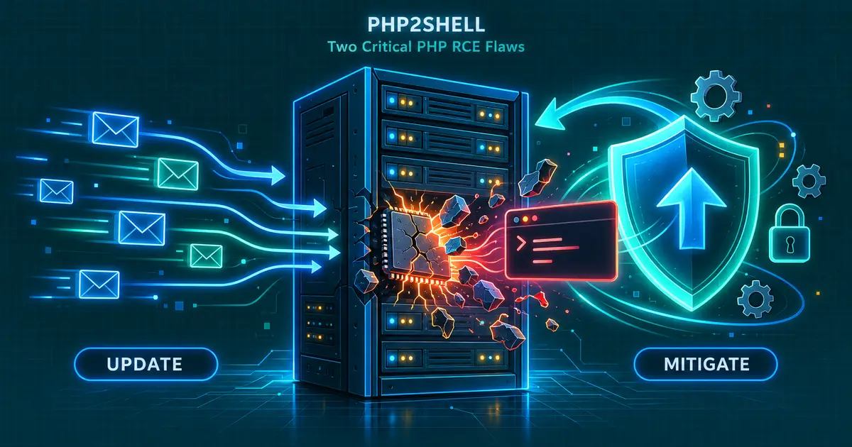 PHP2Shell（CVE-2026-109618 / CVE-2026-109619）とは - PHP 本体の認証不要 RCE 2件の危険度と構成別の対応