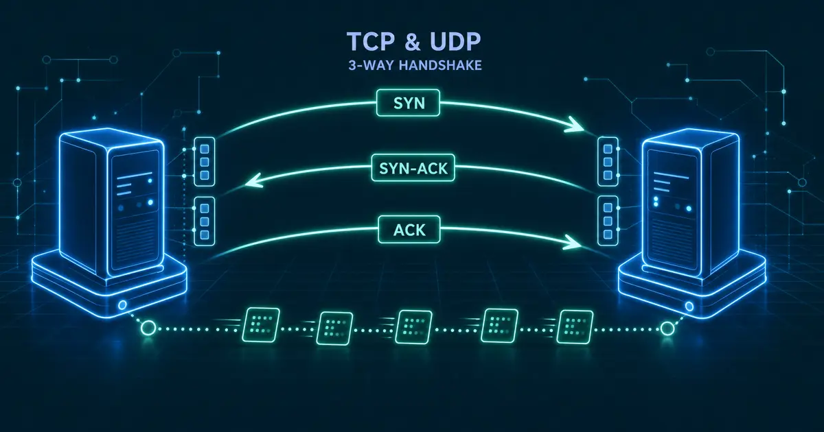 TCP と UDP の基本 - 3ウェイハンドシェイクと信頼性の仕組みを理解する