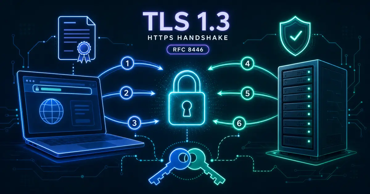 TLS 1.3 と HTTPS ハンドシェイクの仕組み - 1-RTT・前方秘匿性・0-RTTを一次ソースで理解する