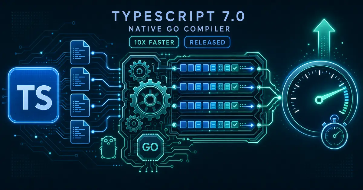 TypeScript 7.0 正式リリース - Go製ネイティブコンパイラで約10倍速、6.0からの移行の要点