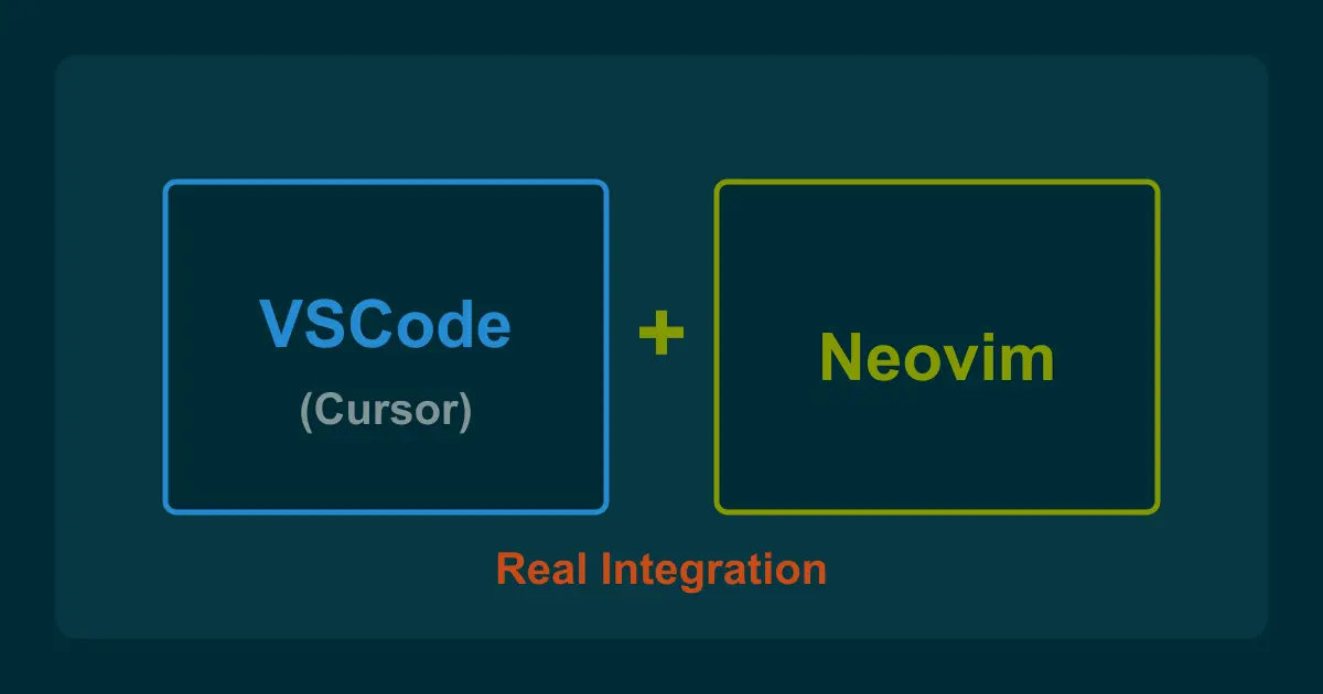 vscode-neovim が最高だった - 本物の Neovim を VSCode/Cursor で使う