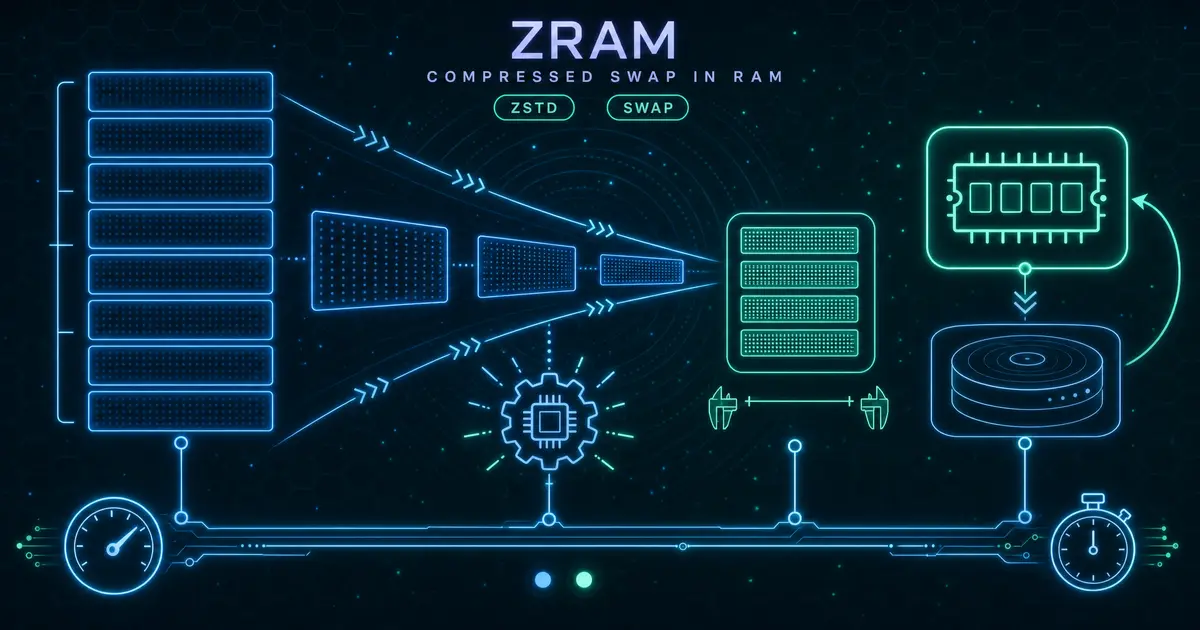 zram 実践入門 - 圧縮スワップの効果測定と「優先度でティアリング」の落とし穴