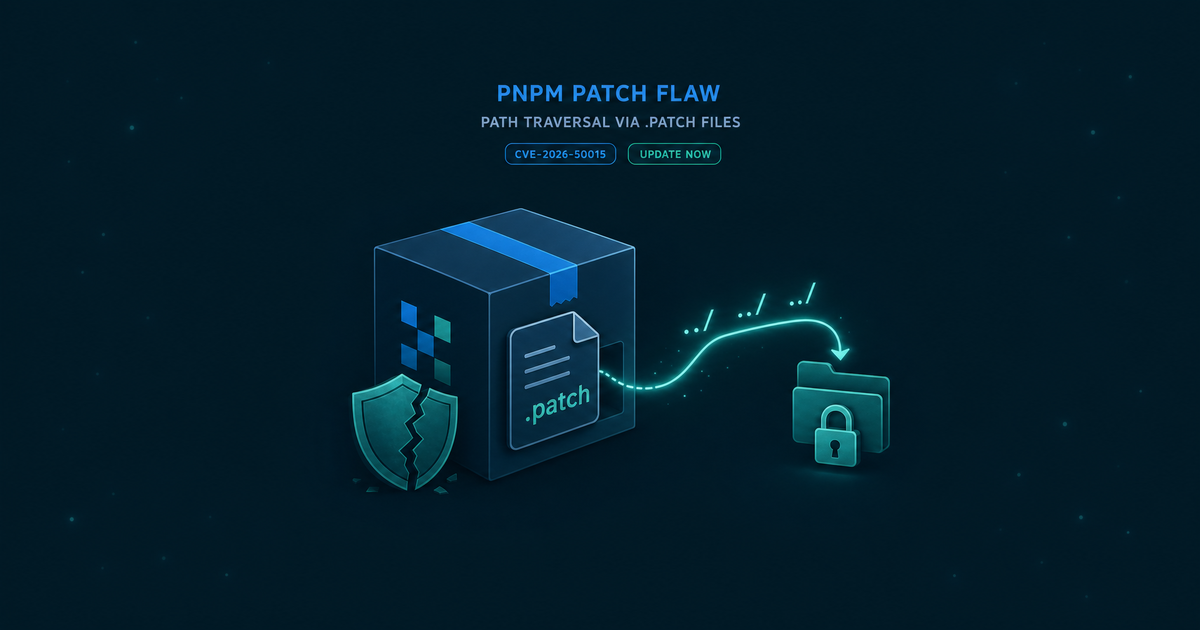 pnpm のパッチ機能に潜むパストラバーサル - CVE-2026-50015 とは何か | プランタン - printemps tokyoブログ
