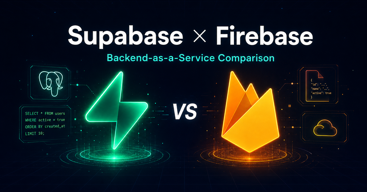 Postgresql Firebase Supabase 完全入門 - PostgreSQL ベースの BaaS と Firebase との徹底比較(2026年最新版 ...